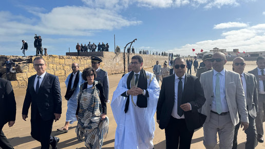 MOROCCO-FRANCE-POLITICS-DIPLOMACY-CULTURE - برفيلكس - brieflex احتفاء مغربي وغضب جزائري.. ماذا وراء زيارة وزيرة الثقافة الفرنسية للصحراء الغربية؟ - برفيلكس - brieflex
