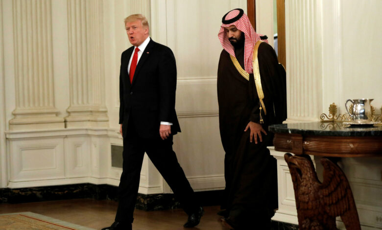 Trump meets Saudi crown prince at the White House in Washington - برفيلكس - brieflex  - برفيلكس - brieflex