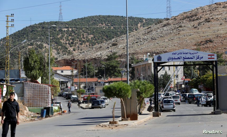 Vehicles are seen at Masnaa border crossing between Lebanon and Syria - برفيلكس - brieflex  - برفيلكس - brieflex